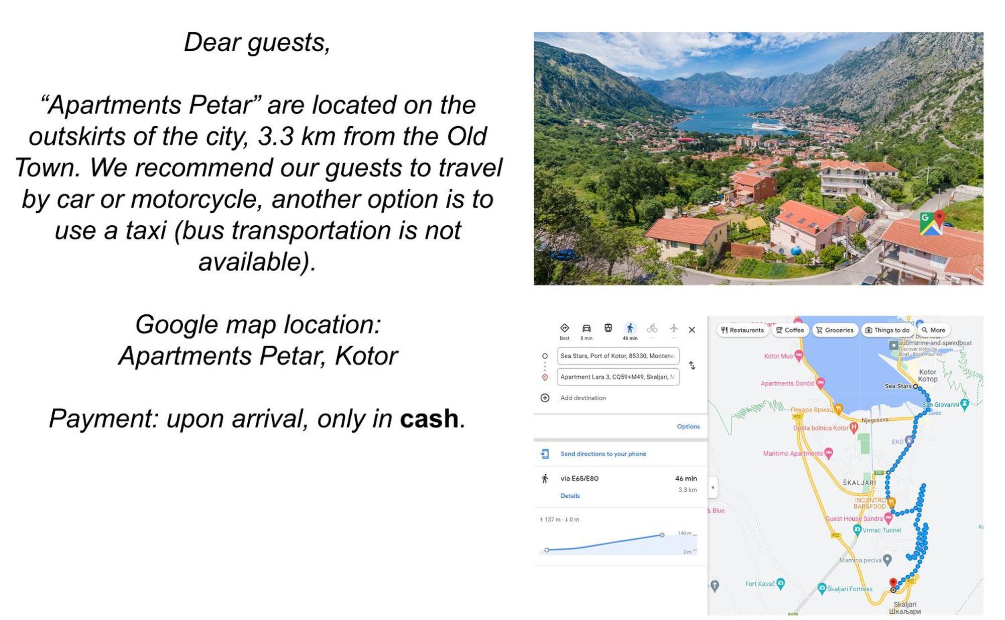 Apartment Petar 1 Kotor Zewnętrze zdjęcie